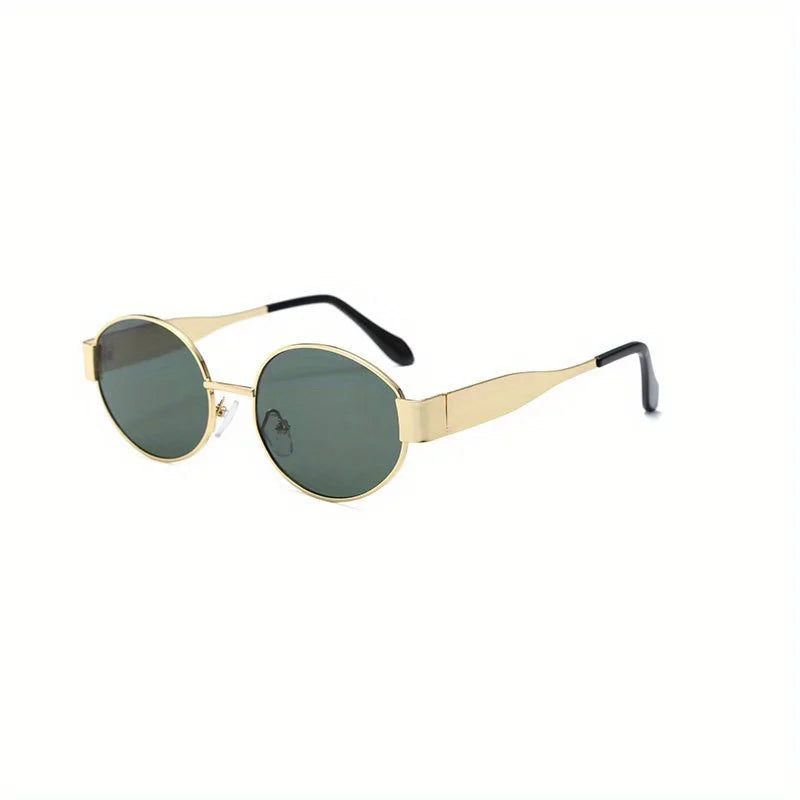 MetroVibe™ Classic Oval Metal Sunglasses