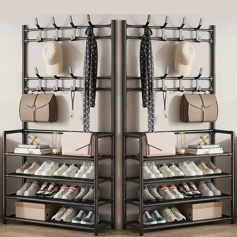 Multi-Layer Clothes & Shoe Rack – Floor Standing