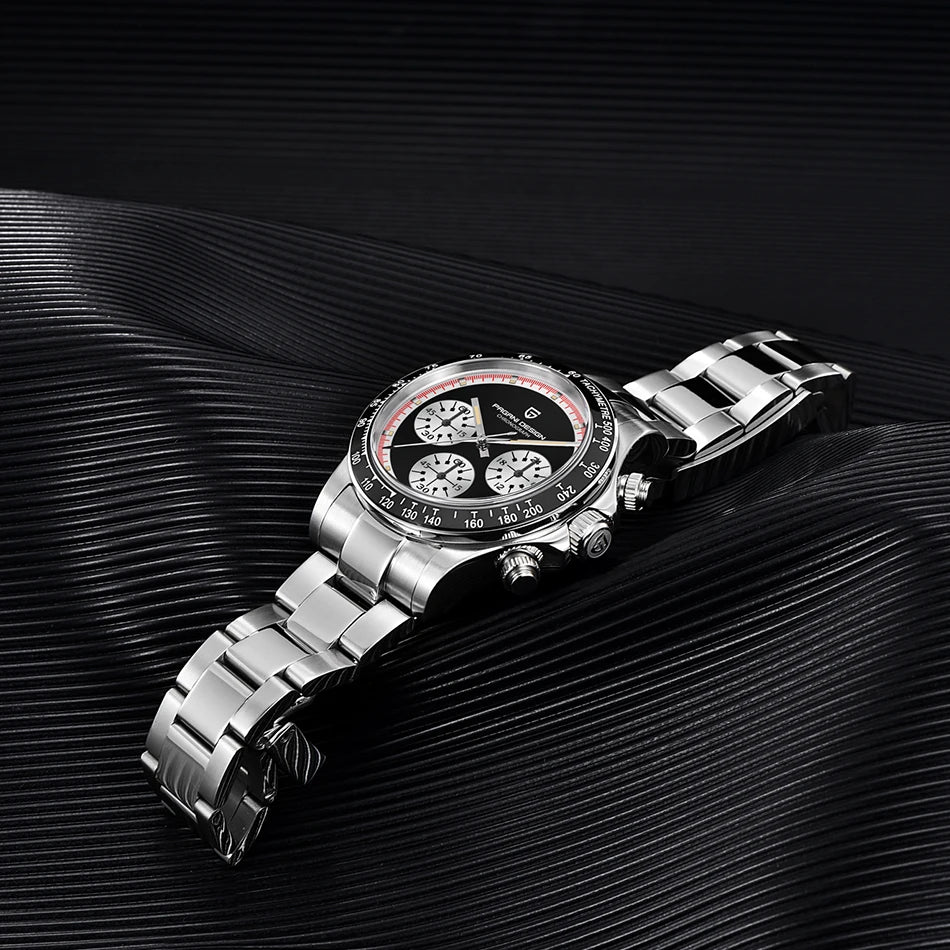 PAGANI DESIGN SportMaster VK63 – Chronograph Quartz Leather Watch