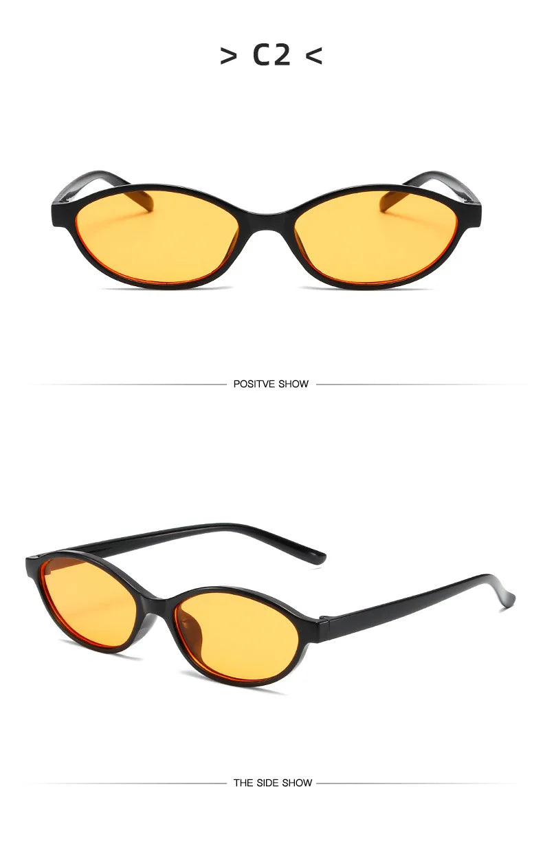 RetroCircle™ Ellipse Sunglasses – Unisex Designer Shades