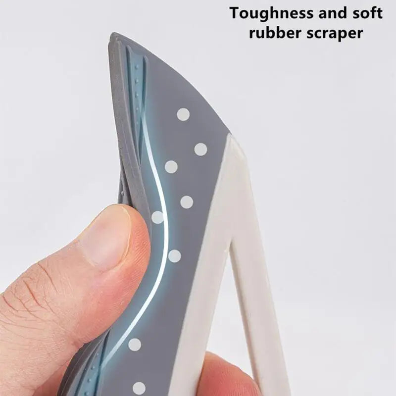 FlexiSweep™ 180° Rotatable Silicone Broom & Mop – Multi-Purpose Floor Cleaner with Hand Wiper