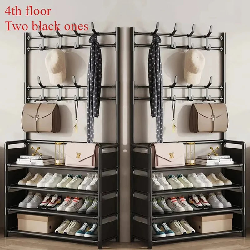Multi-Layer Clothes & Shoe Rack – Floor Standing