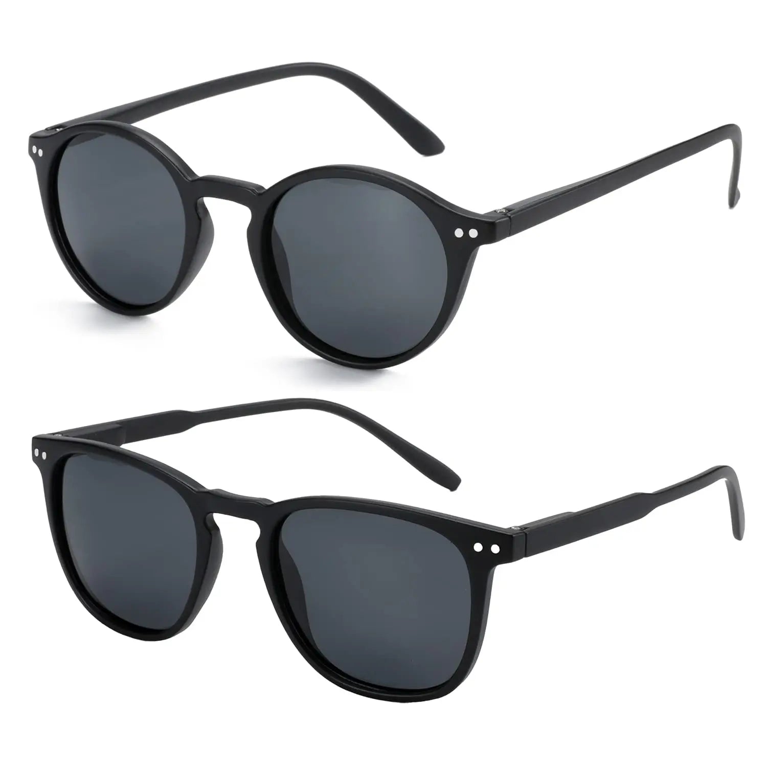 ZENOTTIC RetroRound – Unisex Polarized Sunglasses