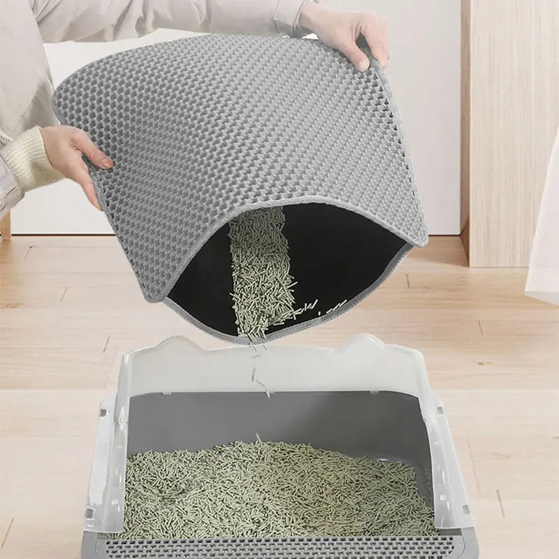 Waterproof Cat Litter Mat – Double Layer
