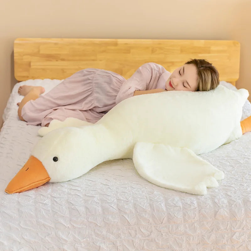 CozyNest™ Goose Plush Sleeping Pillow