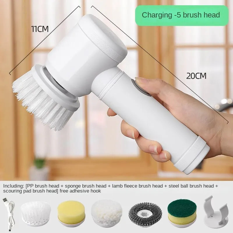 Electric Cleaning Brush – Wireless Power Scrubber
