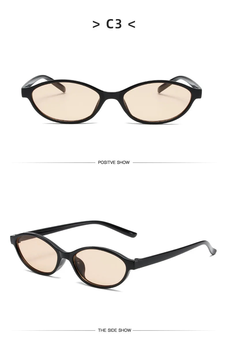 RetroCircle™ Ellipse Sunglasses – Unisex Designer Shades