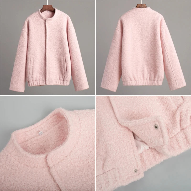Talenza Plush Pink Fur Jacket