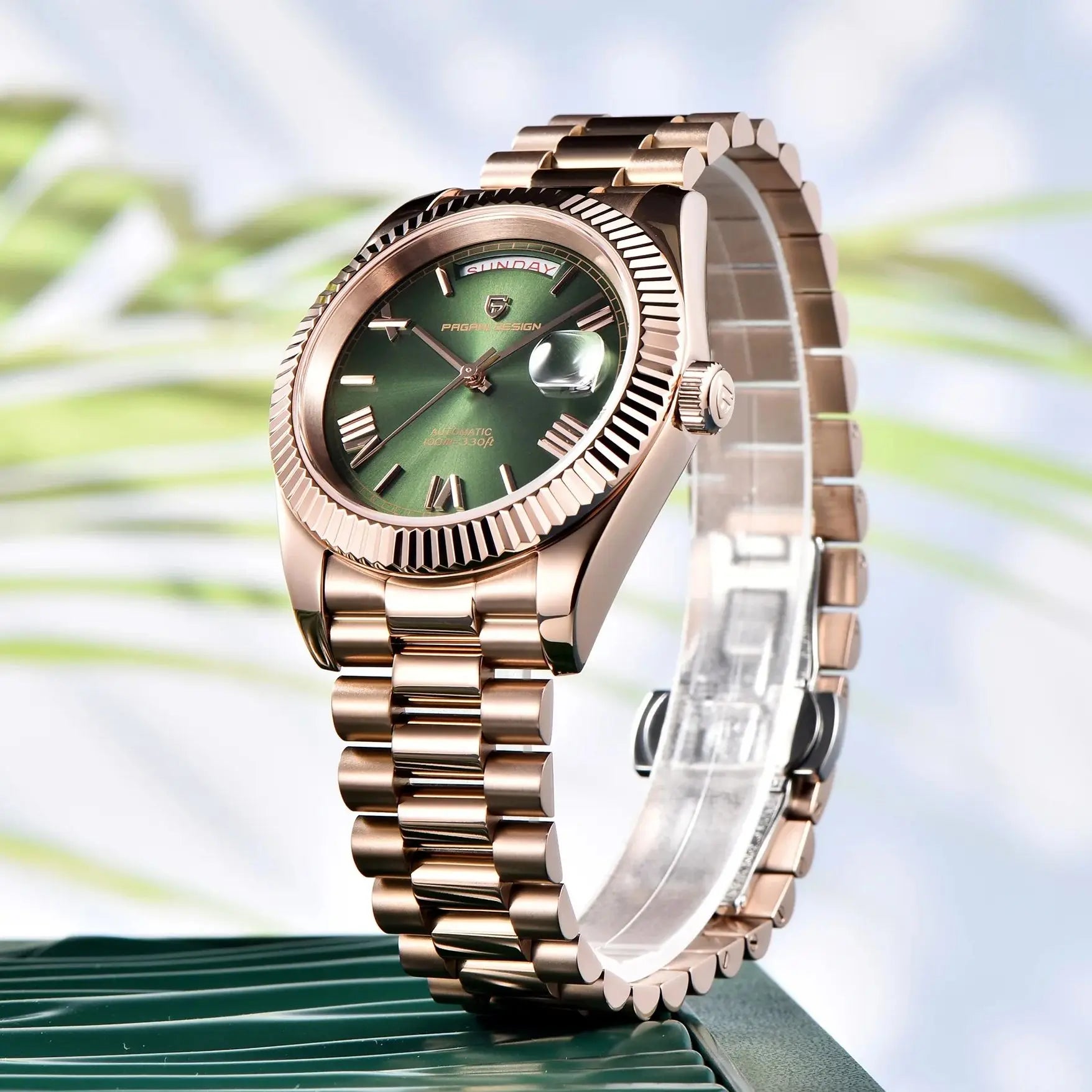 PAGANI DESIGN DD40 Rose Gold – Automatic Luxury Watch for Men