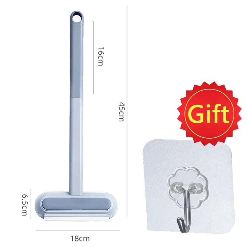 Multifunctional Pet Hair Remover Brush – Long Handle Manual Cat & Dog Fur Cleaning Tool