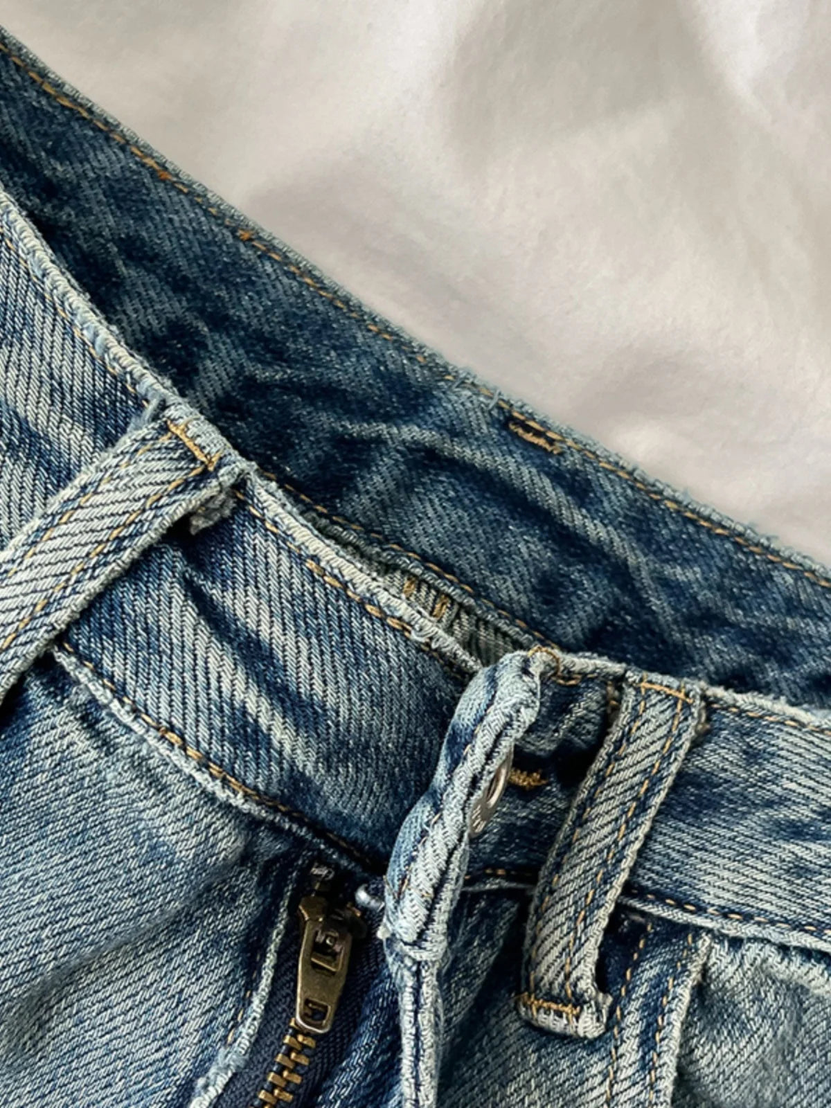 Denim Revival™ Retro High-Waist 5-Point Shorts