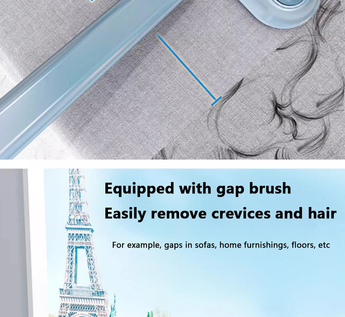 Multifunctional Pet Hair Remover Brush – Long Handle Manual Cat & Dog Fur Cleaning Tool