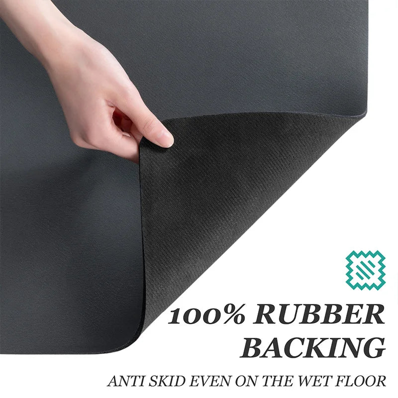 Super Absorbent Kitchen & Bathroom Draining Mat – Quick-Dry Anti-Skid Dish & Coffee Mat