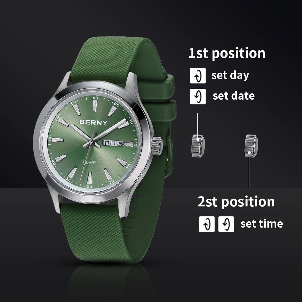 Berny MetroDate Quartz