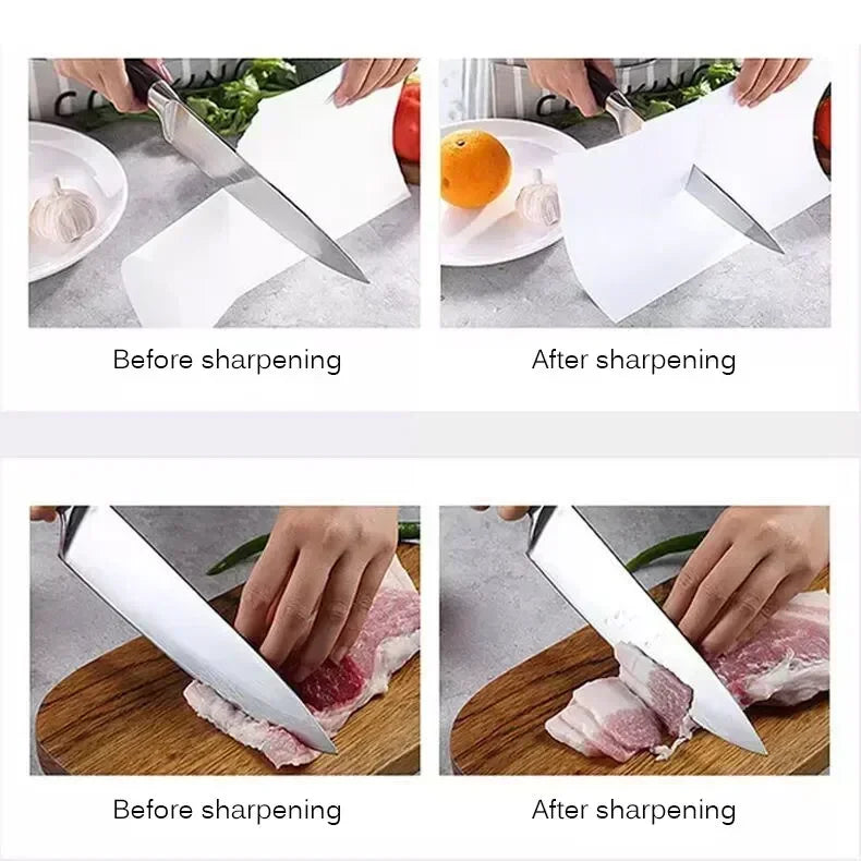 EdgeMaster™ 3-in-1 Kitchen Knife Sharpener – Stainless Steel Multi-Purpose Sharpening Stone