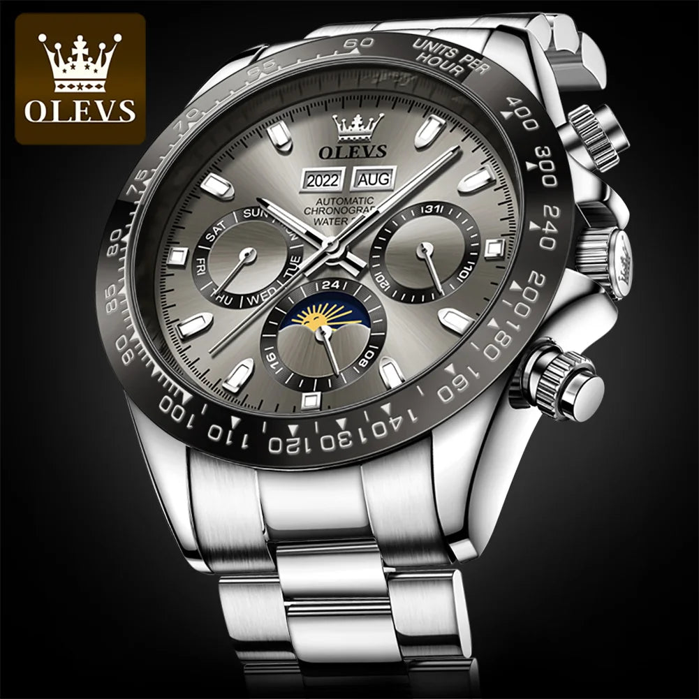 OLEVS ChronoMaster 6654 – Automatic Sport Luxury Watch