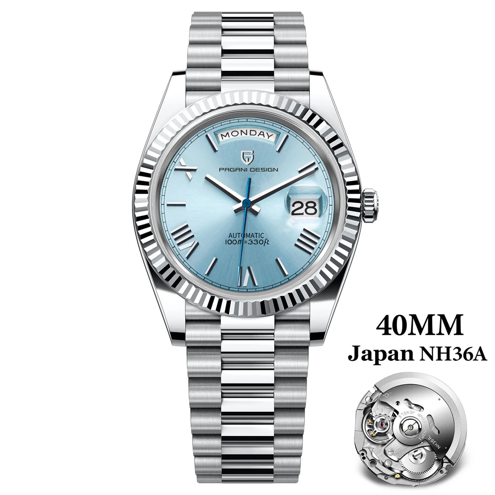 PAGANI DESIGN DD40 Rose Gold – Automatic Luxury Watch for Men