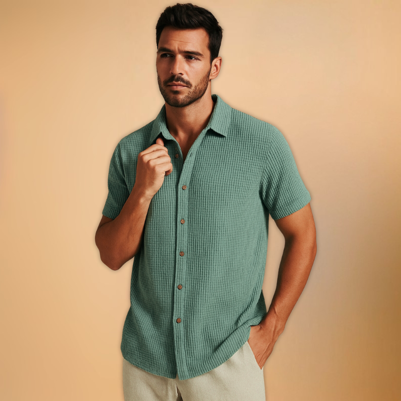 Coastline™ Men’s Summer Shirt – Lightweight & Casual Beachwear