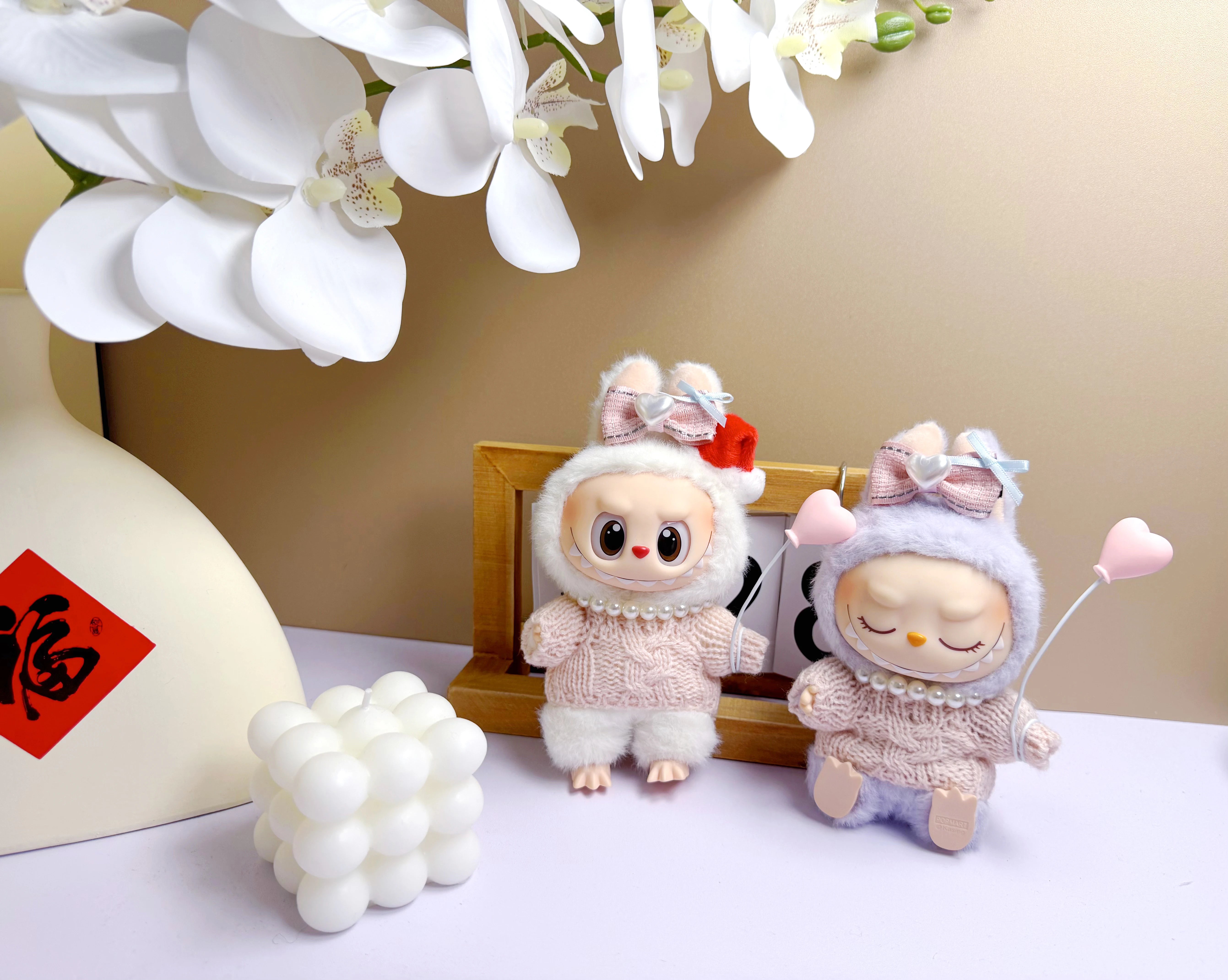 Labubu™ Macaron Plush Doll Outfit Set