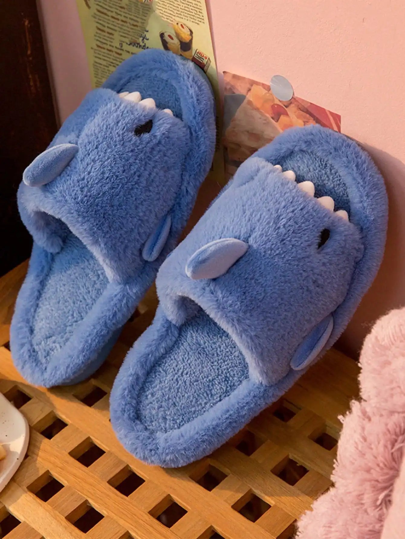 CozyStep™ Men’s Cartoon Plush Cotton Slippers – Soft, Warm & Comfortable Indoor Footwear