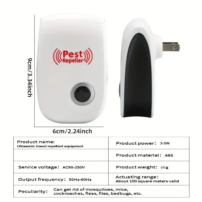 Ultrasonic Pest Repellent – Plug-In Insect & Rodent Control