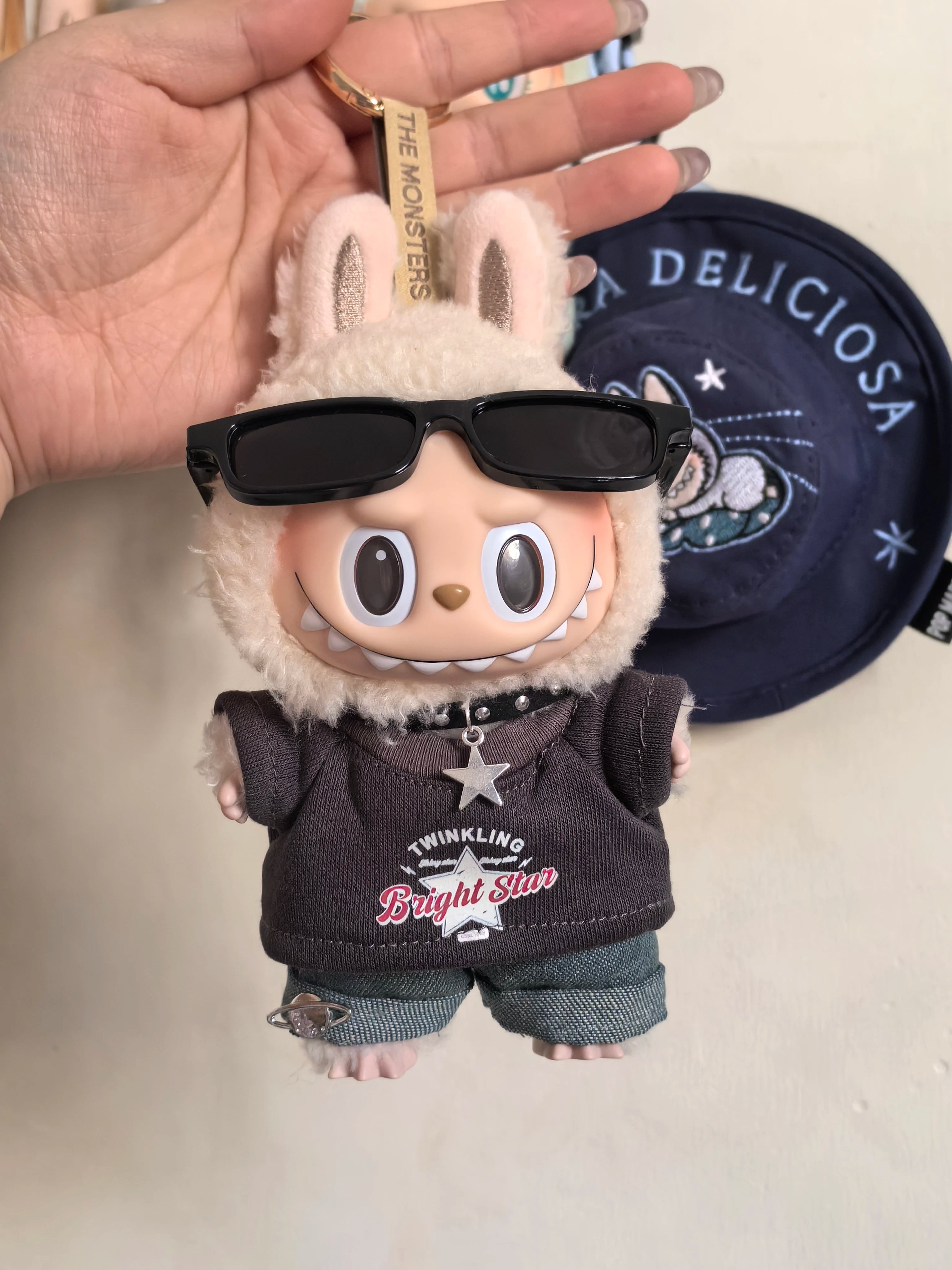 Labubu™ Macaron Plush Doll Outfit Set