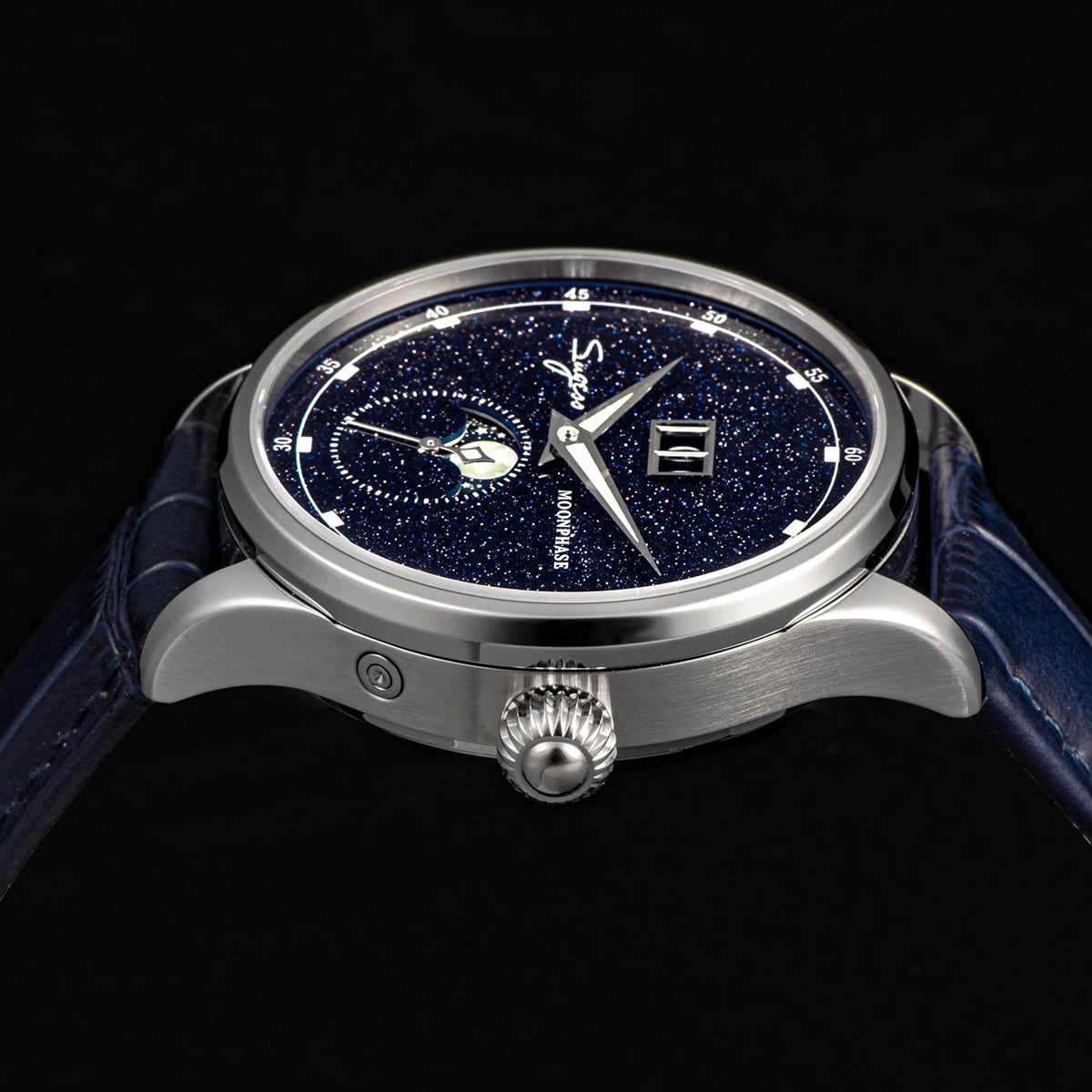 Sugess Blue Moonphase – Automatic Stardust Dial Watch