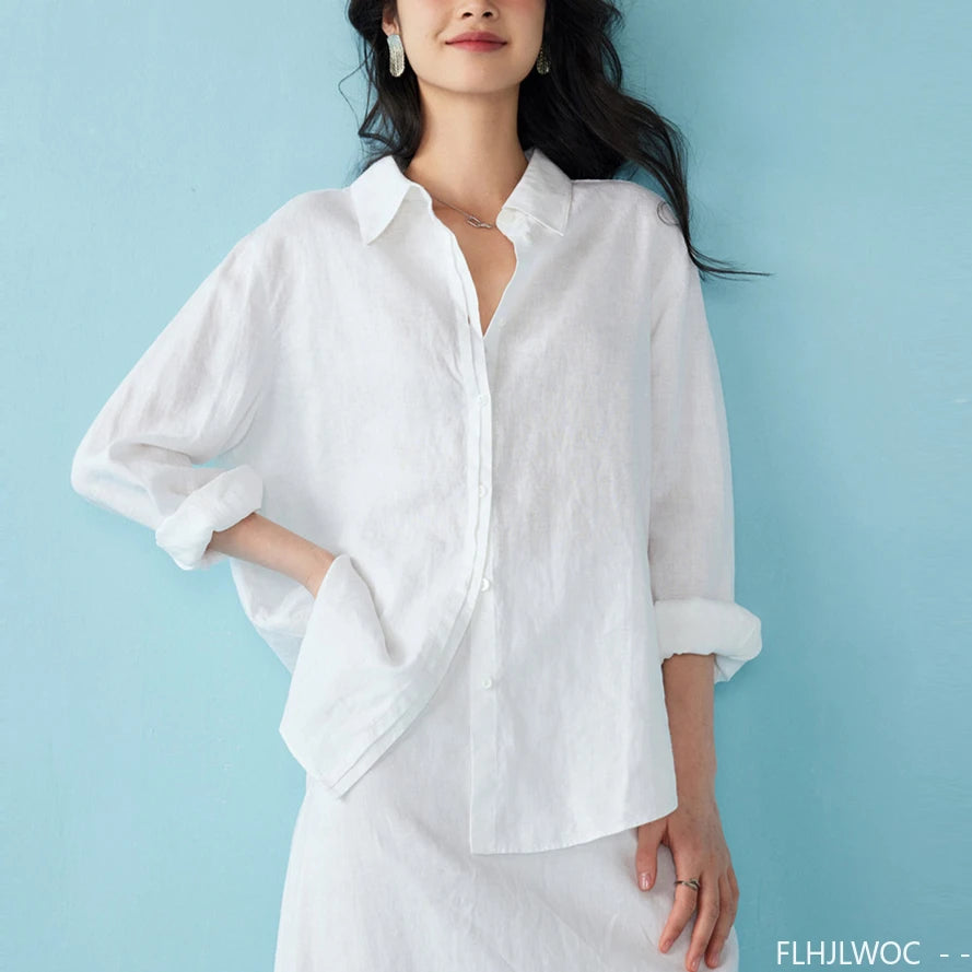 We.Fine AirLinen – Lightweight Relaxed Shirt for Women