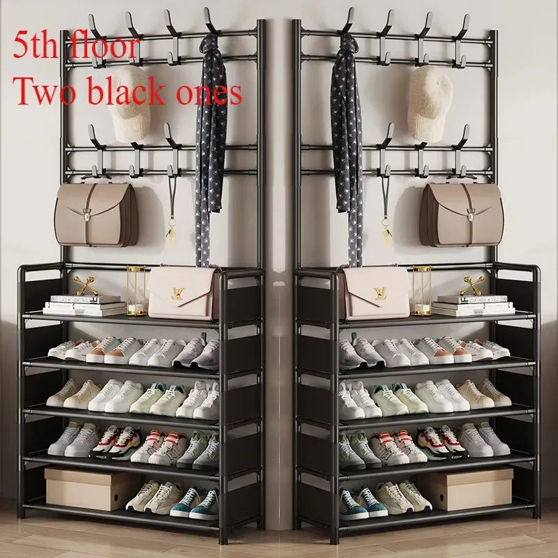 Multi-Layer Clothes & Shoe Rack – Floor Standing