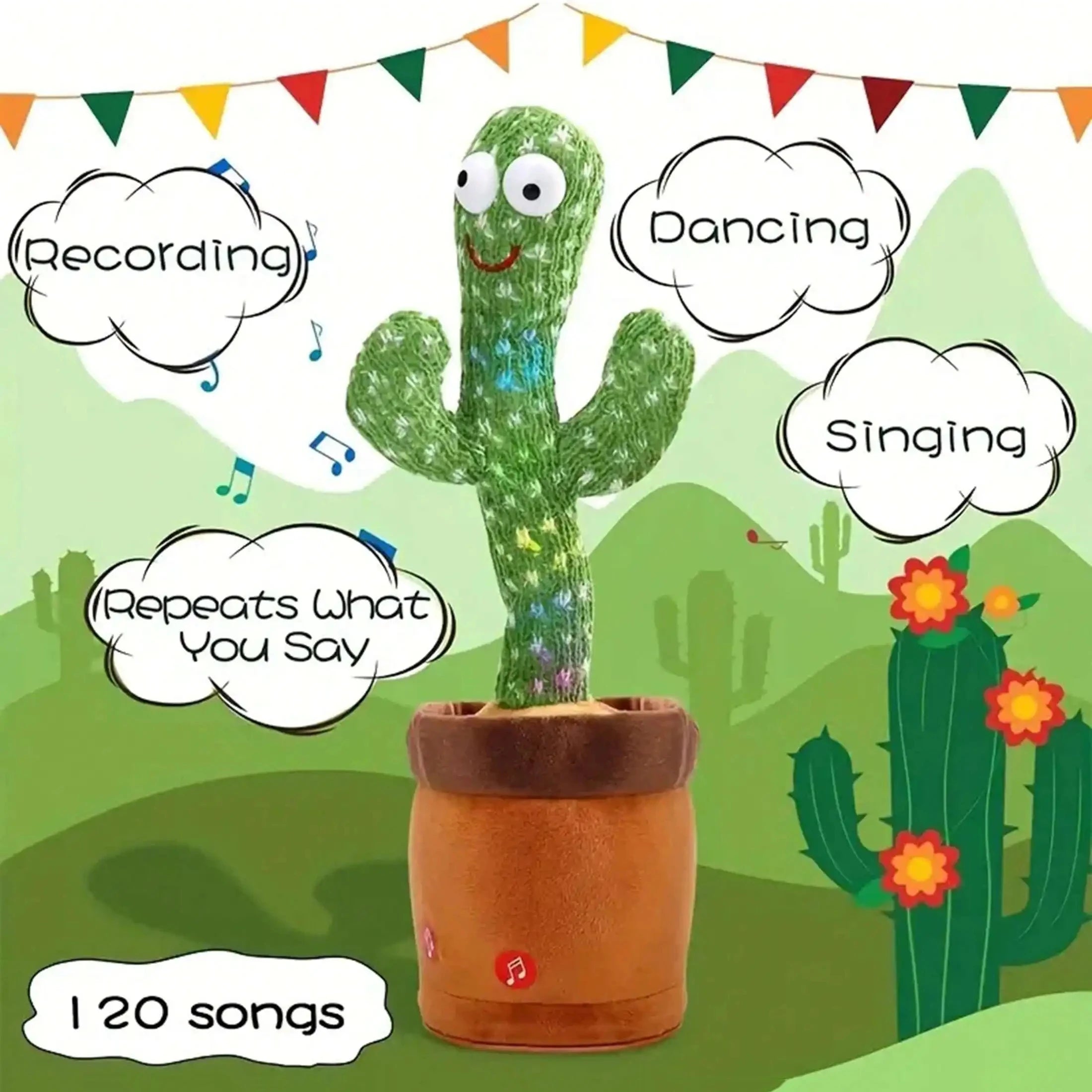 Name: SunnyCactus™ Dancing Talking Toy