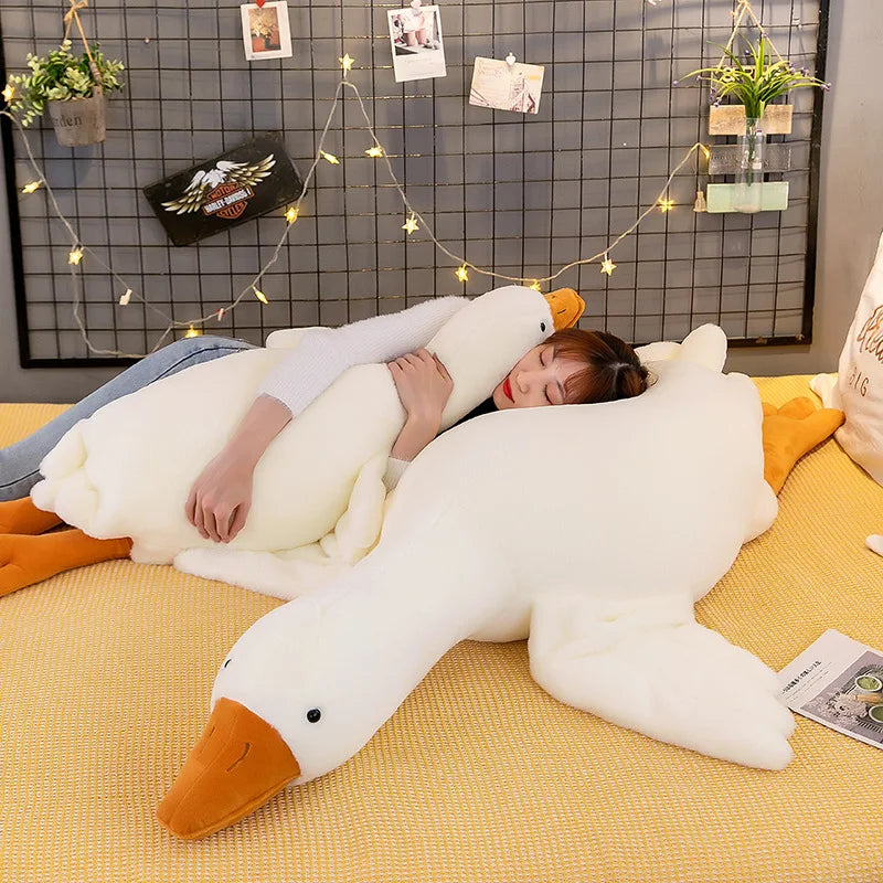 CozyNest™ Goose Plush Sleeping Pillow